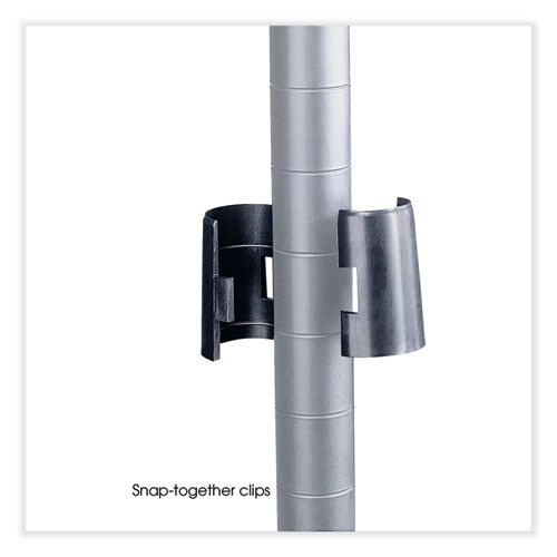 Safco Industrial Add-on Unit Four-shelf 36wx24dx72h Steel Metallic Gray