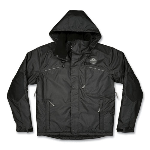 Ergodyne N-ferno 6467 Winter Work Jacket With 300d Polyester Shell 2x-large Black