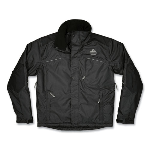 Ergodyne N-ferno 6467 Winter Work Jacket With 300d Polyester Shell 2x-large Black