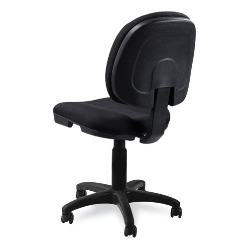 NPS Comfort Task Chair Supports Up To 300 Lb 19" To 23" Seat Height Black Seat/back Black/base