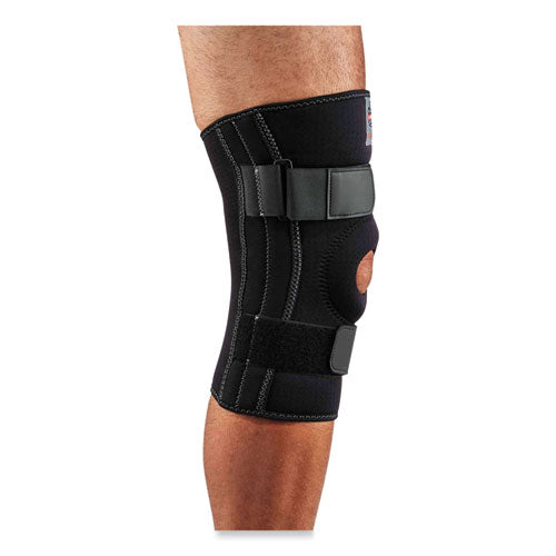 Ergodyne Proflex 620 Open Patella Spiral Stays Knee Sleeve Small Black