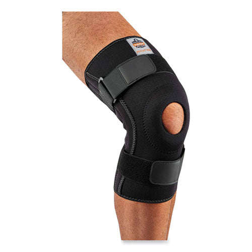 Ergodyne Proflex 620 Open Patella Spiral Stays Knee Sleeve Small Black