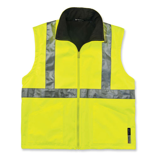 Ergodyne Glowear 8385 Class 3 Hi-vis 4-in-1 Jacket 5x-large Lime