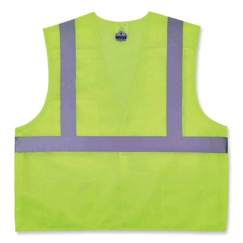 Ergodyne Glowear 8217ba Class 2 Breakaway Mesh Vest Polyester 2x-large/3x-large Lime