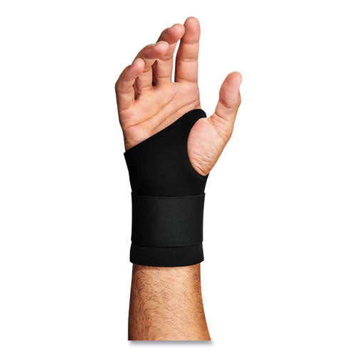 Ergodyne Proflex 670 Ambidextrous Single Strap Wrist Support Large Fits Left/right Hand Black