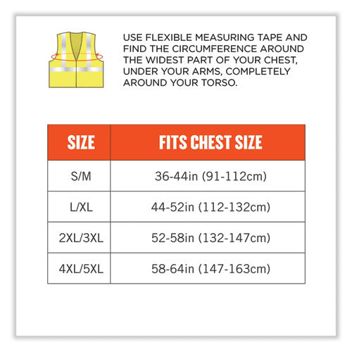 Ergodyne Glowear 8262frz Class 2 Fr Surveyor Zip Vest Tencel/modacrylic/para-aramid/kevlar 2xl/3xl Lime