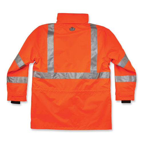 Ergodyne Glowear 8385 Class 3 Hi-vis 4-in-1 Jacket 5x-large Orange