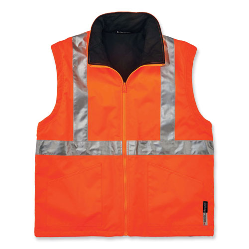 Ergodyne Glowear 8385 Class 3 Hi-vis 4-in-1 Jacket 5x-large Orange