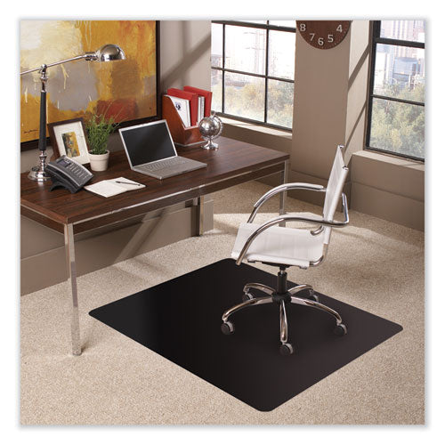 ES Robbins Trendsetter Chair Mat For Low Pile Carpet 36x48 Black
