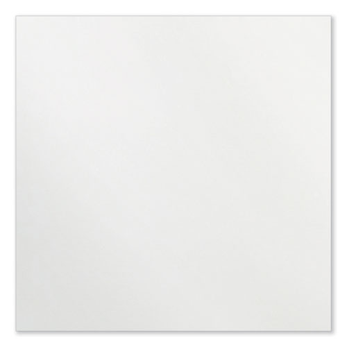 Ghent Coda Low Profile Circular Non-magnetic Glassboard 24 Diameter White Surface