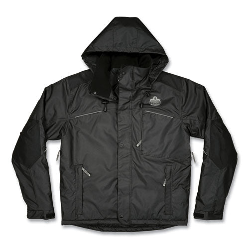 Ergodyne N-ferno 6467 Winter Work Jacket With 300d Polyester Shell X-large Black