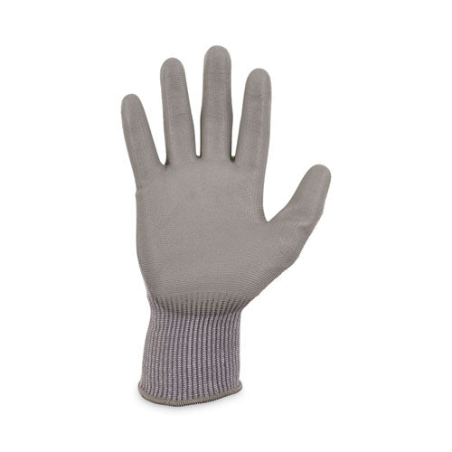 Ergodyne Proflex 7024 Ansi A2 Pu Coated Cr Gloves Gray Large Pair