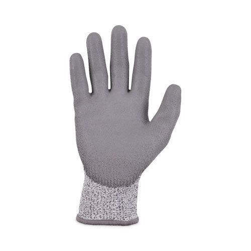 Ergodyne Proflex 7030 Ansi A3 Pu Coated Cr Gloves Gray Small 12 Pairs/pack