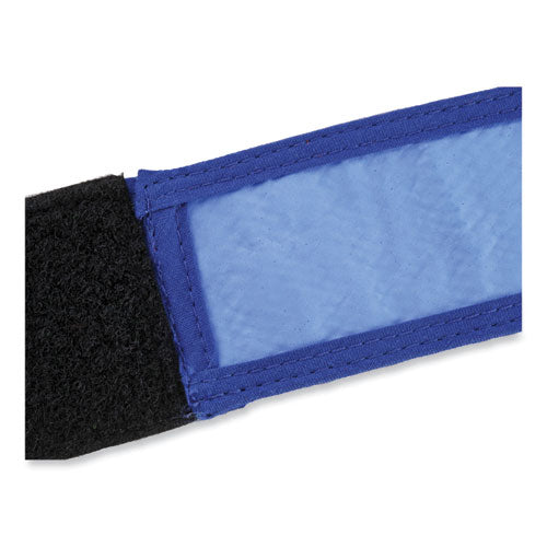 Ergodyne Chill-its 6705ct Cooling Pva Hook And Loop Bandana Headband One Size Fits Most Black