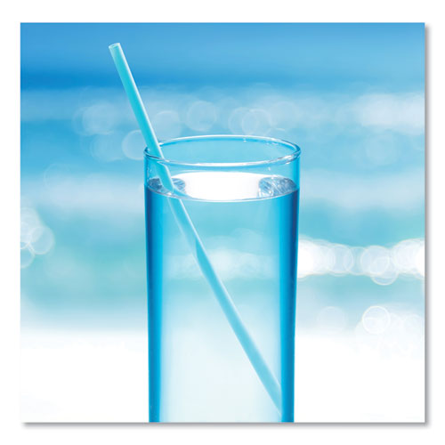 Phade™ Marine Biodegradable Straws 7.75" Ocean Blue 6000/Case