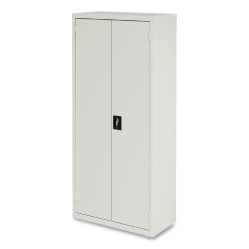 OIF Fully Assembled Storage Cabinets 3 Shelves 30"x15"x66" Light Gray