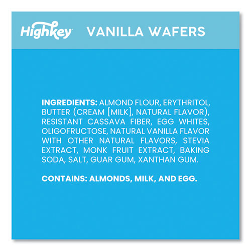 HighKey Vanilla Wafer Vanilla 2 Oz Packet 6/Case