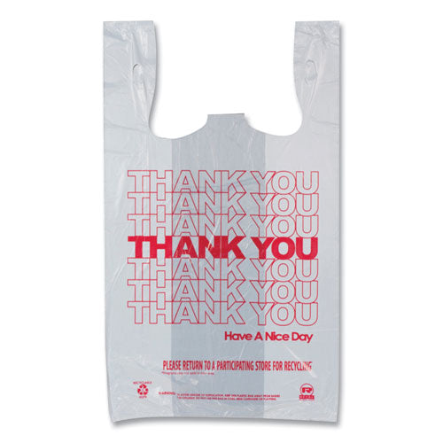 AmerCareRoyal Thank You Bags 11.5"x20"x20" Red/white 775/Case
