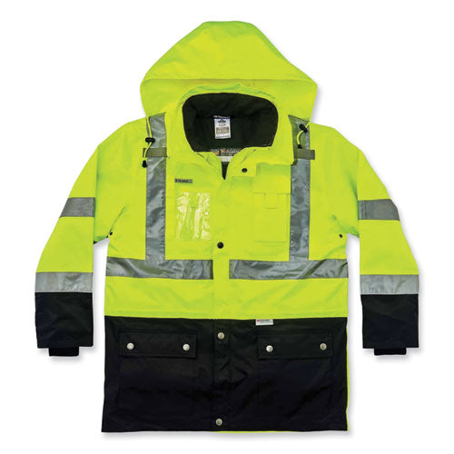 Ergodyne Glowear 8388 Class 3/2 Hi-vis Thermal Jacket Kit 2x-large Lime