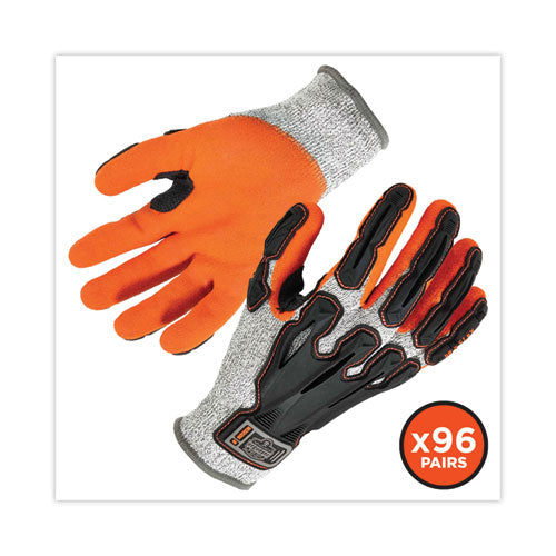 Ergodyne Proflex 922cr Nitrile Coated Cut-resistant Gloves Gray 2x-large 96 Pairs/Case