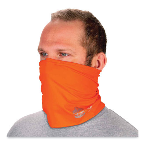 Ergodyne Chill-its 6489 2-layer Cooling Performance Knit Multi-band Polyester/spandex L/xl Hivis Orange