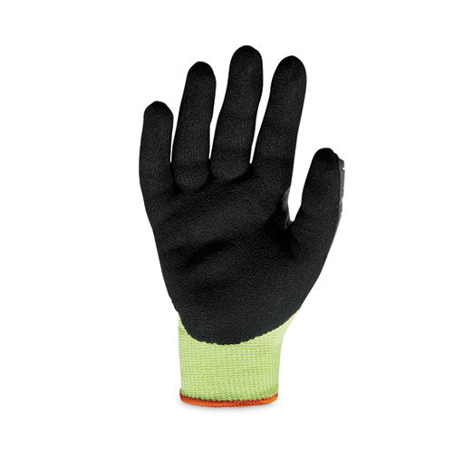 Ergodyne Proflex 7141 Ansi A4 Dir Nitrile-coated Cr Gloves Lime Large Pair