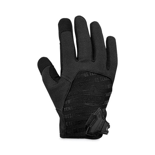 Ergodyne Proflex 812blk High-dexterity Black Tactical Gloves Black 2x-large Pair