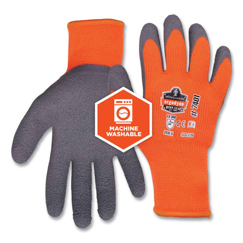 Ergodyne Proflex 7401-case Coated Lightweight Winter Gloves Orange 2x-large 144 Pairs/Case