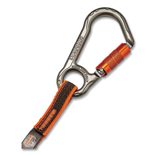 Ergodyne Squids 3118f(x) Tool Lanyards W/lock Aluminum Carabiners 15 Lb Work Cap 38" To 48" Orange/grayships In 1-3 Business Days