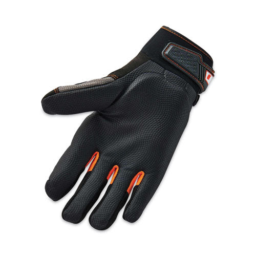 Ergodyne Proflex 9002 Certified Full-finger Anti-vibration Gloves Black Small Pair