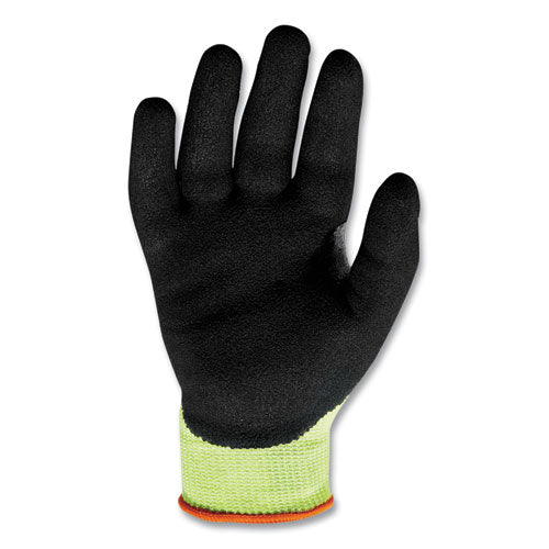 Ergodyne Proflex 7041 Ansi A4 Nitrile-coated Cr Gloves Lime X-large Pair