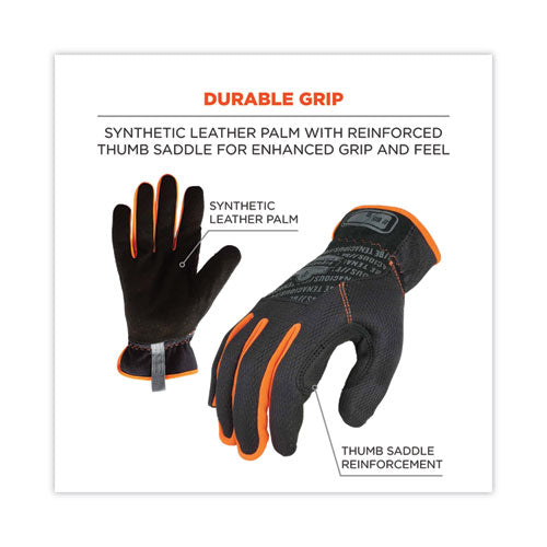 Ergodyne Proflex 815 Quickcuff Mechanics Gloves Black Medium Pair