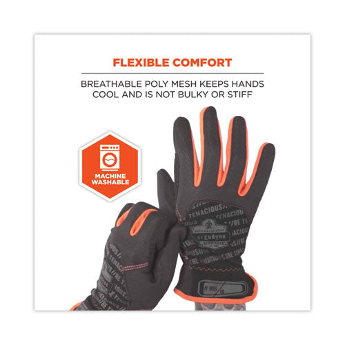 Ergodyne Proflex 815 Quickcuff Mechanics Gloves Black Medium Pair