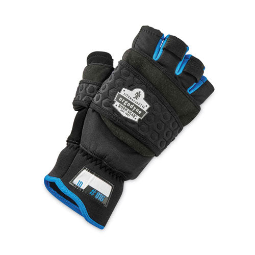 Ergodyne Proflex 816 Thermal Flip-top Gloves Black Large Pair