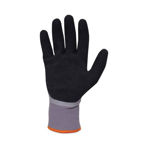 Ergodyne Proflex 7501 Coated Waterproof Winter Gloves Gray Large Pair