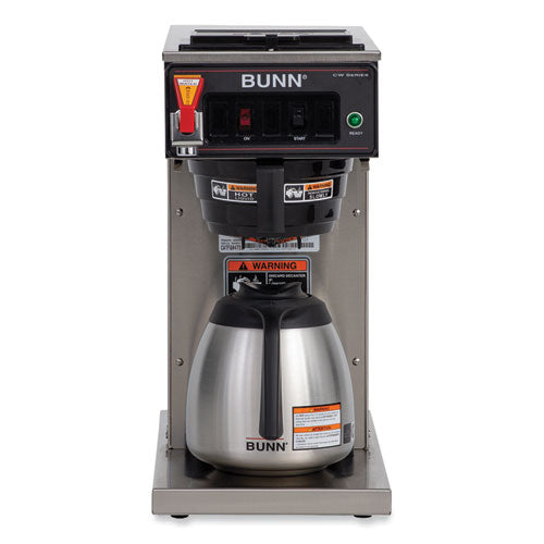BUNN Cwtf15-tc 12-cup Automatic Thermal Coffee Brewer Gray/stainless Steel
