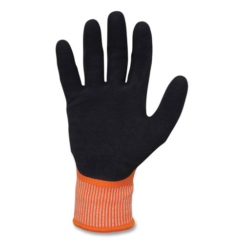 Ergodyne Proflex 7551 Ansi A5 Coated Waterproof Cr Gloves Orange Medium Pair