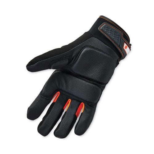 Ergodyne Proflex 9001 Full-finger Impact Gloves Black Large Pair