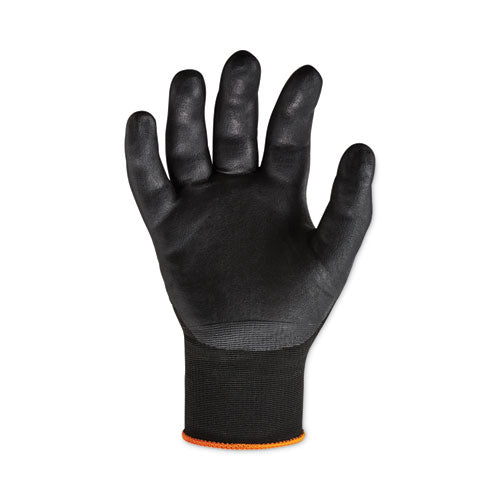 Ergodyne Proflex 7001 Nitrile-coated Gloves Black Large 144 Pairs/pack