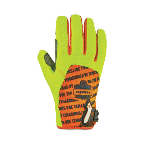 Ergodyne Proflex 812 Standard Mechanics Gloves Lime X-large Pair