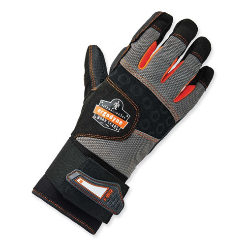 Ergodyne Proflex 9012 Certified Av Gloves + Wrist Support Black Large Pair