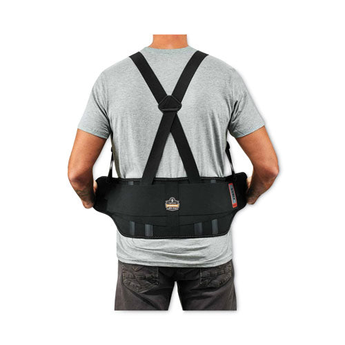 Ergodyne Proflex 1625 Elastic Back Support Brace X-small 20" To 25" Waist Black