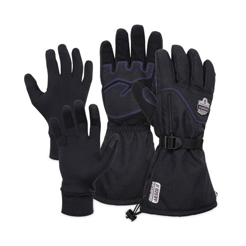 Ergodyne Proflex 825wp Thermal Waterproof Winter Work Gloves Black Small Pair