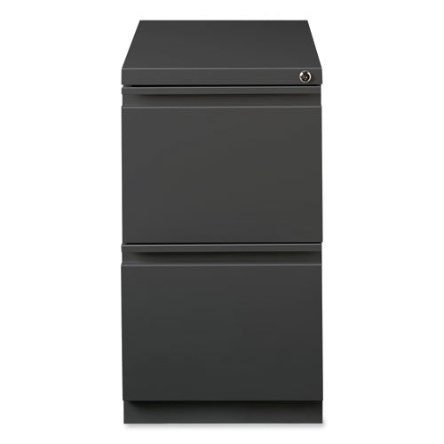Hirsh Industries Full-width Pull 20 Deep Mobile Pedestal File File/file Letter Charcoal 15x19.88x27.75