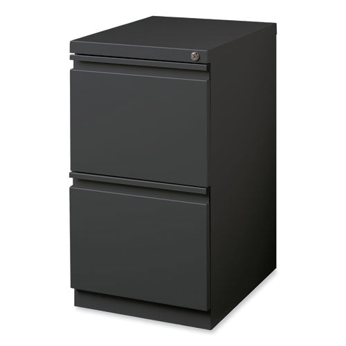 Hirsh Industries Full-width Pull 20 Deep Mobile Pedestal File File/file Letter Charcoal 15x19.88x27.75