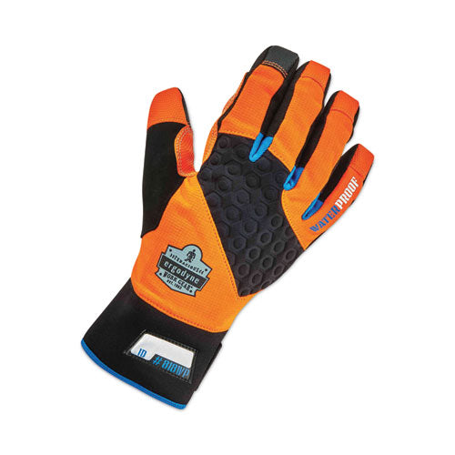 Ergodyne Proflex 818wp Thermal Wp Gloves With Tena-grip Orange 2x-large Pair