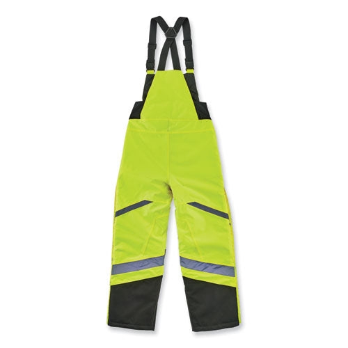 Ergodyne Glowear 8928 Class E Hi-vis Insulated Bibs Small Lime