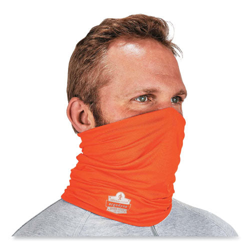 Ergodyne Chill-its 6487 Cooling Performance Knit Multi-band Polyester/spandex One Size Hi-vis Orange