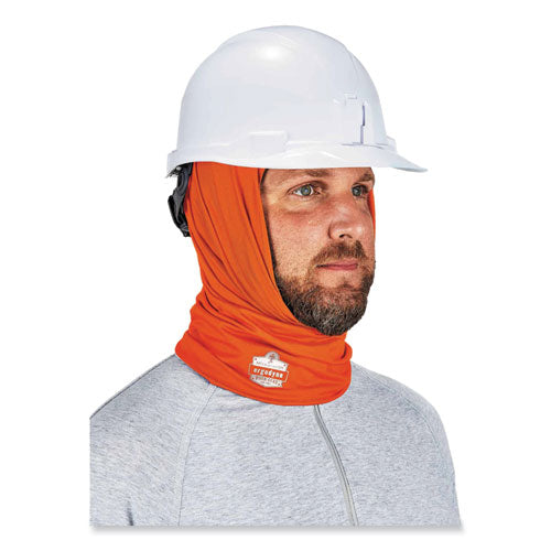 Ergodyne Chill-its 6487 Cooling Performance Knit Multi-band Polyester/spandex One Size Hi-vis Orange