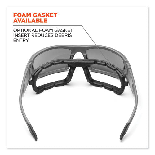 Ergodyne Skullerz Odin Safety Glasses Kryptek Typhon Nylon Impact Frame Copper Polycarbonate Lens